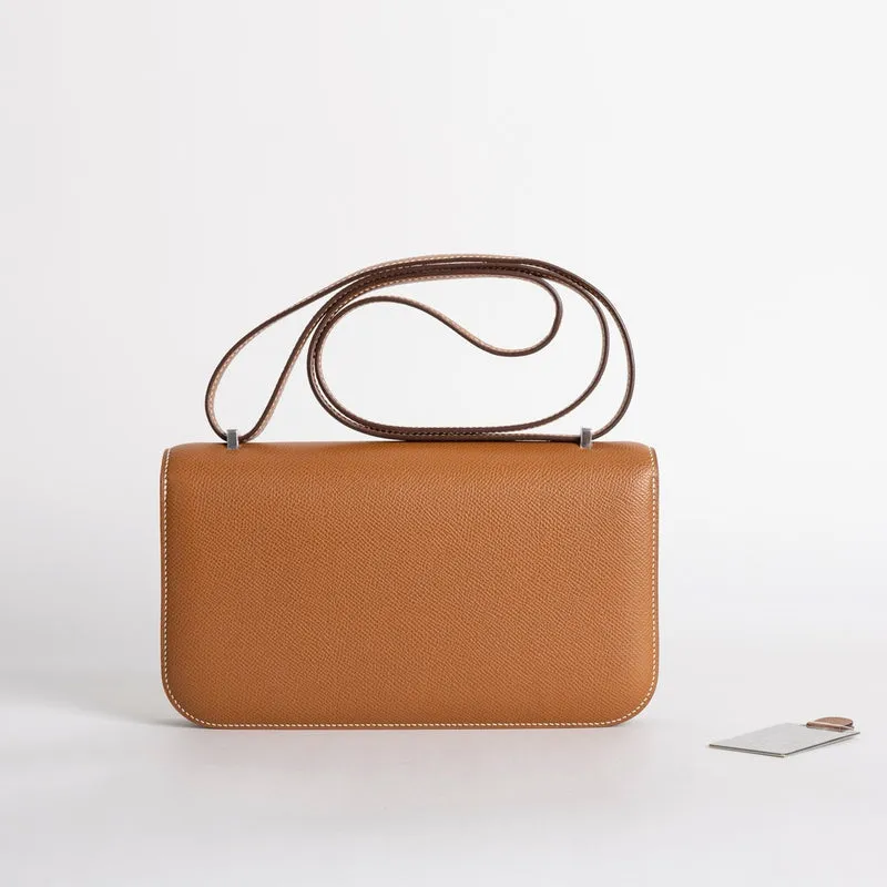 CONSTANCE 24 ELAN EPSOM LEATHER GOLD WITH PALLADIUM HARDWARE (PHW) - 3