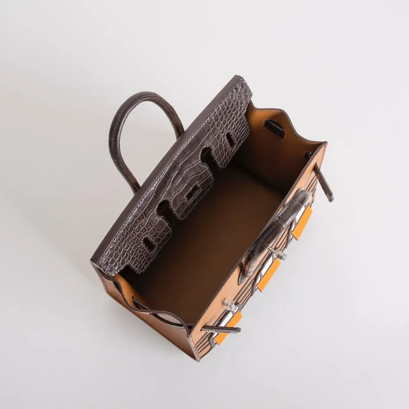 BIRKIN 20 FAUBOURG "DAY" GOLD WITH PALLADIUM HARDWARE (PHW) - 3