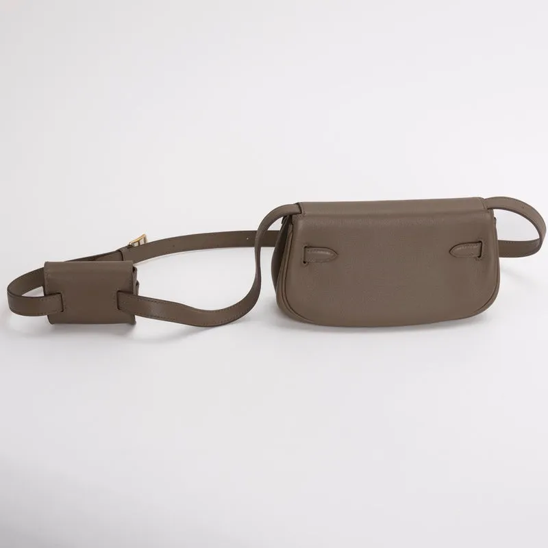KELLY MOOVE SWIFT LEATHER ETOUPE WITH GOLD HARDWARE (GHW) - 4