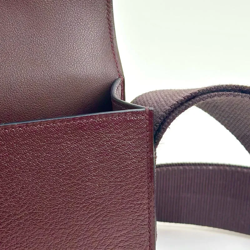 GETA CHEVRE LEATHER ROUGE SELLIER WITH GOLD HARDWARE (GHW) - 2