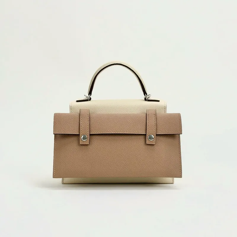 KELLY PICTO DOLL EPSOM LEATHER NATA WITH PALLADIUM HARDWARE (PHW) - 4