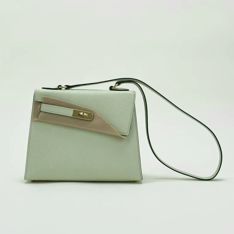 KELLY DESORDRE EPSOM LEATHER VERT FIZZ WITH GOLD HARDWARE (GHW) - 2