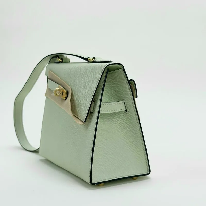 KELLY DESORDRE EPSOM LEATHER VERT FIZZ WITH GOLD HARDWARE (GHW) - 3
