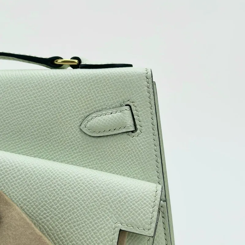 KELLY DESORDRE EPSOM LEATHER VERT FIZZ WITH GOLD HARDWARE (GHW) - 4