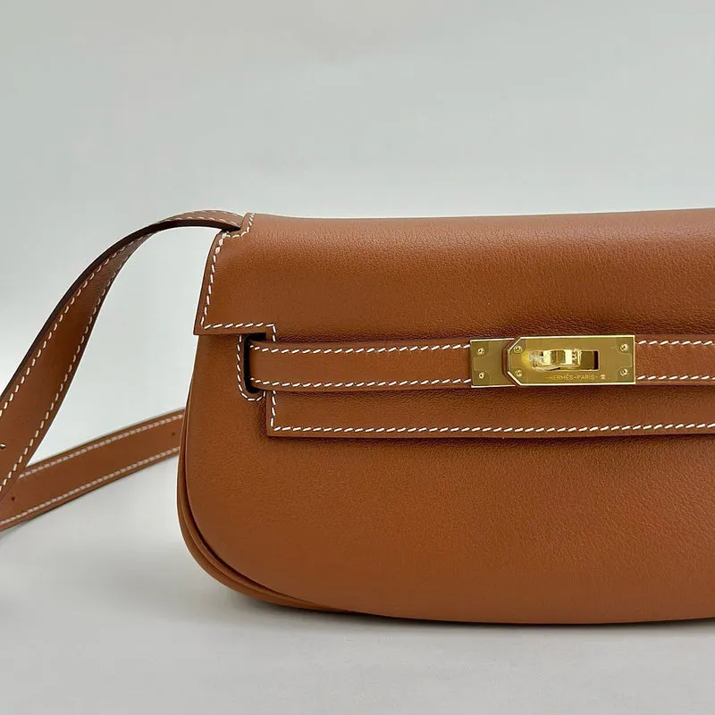 KELLY MOOVE SWIFT LEATHER GOLD WITH GOLD HARDWARE (GHW) - 4
