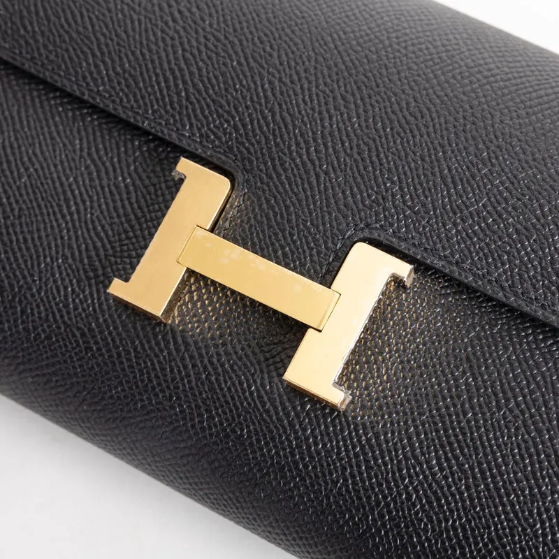CONSTANCE TO GO EPSOM LEATHER NOIR (BLACK) WITH GOLD HARDWARE (GHW) - 3