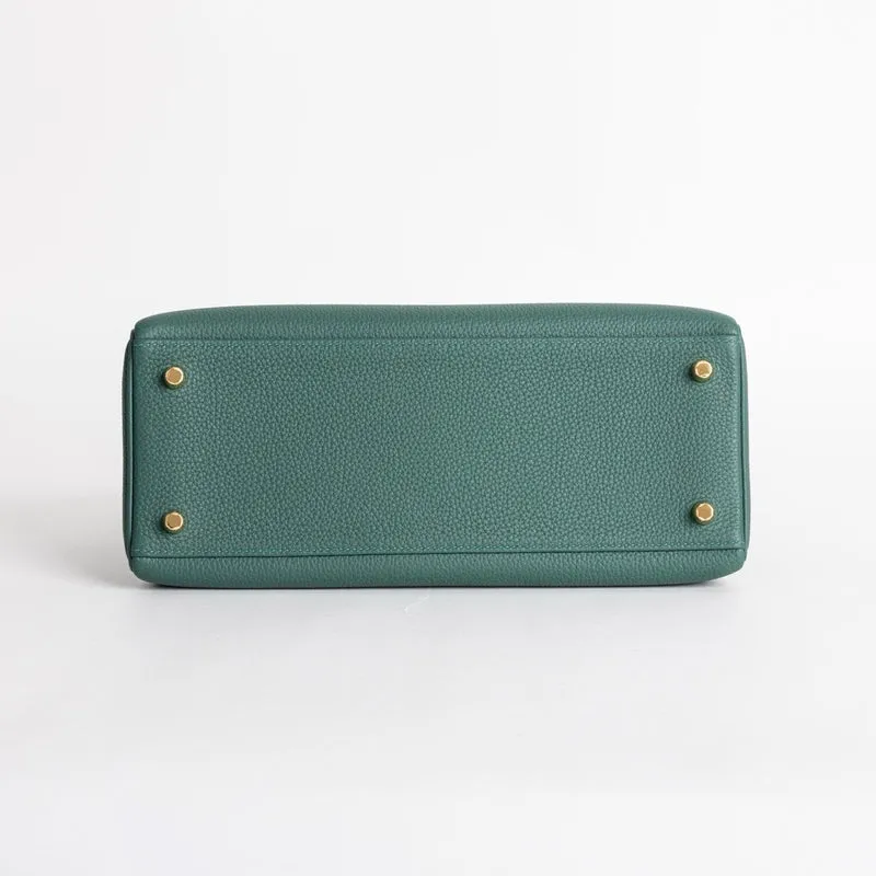 KELLY 28 TOGO LEATHER MALACHITE WITH GOLD HARDWARE (GHW) - 5