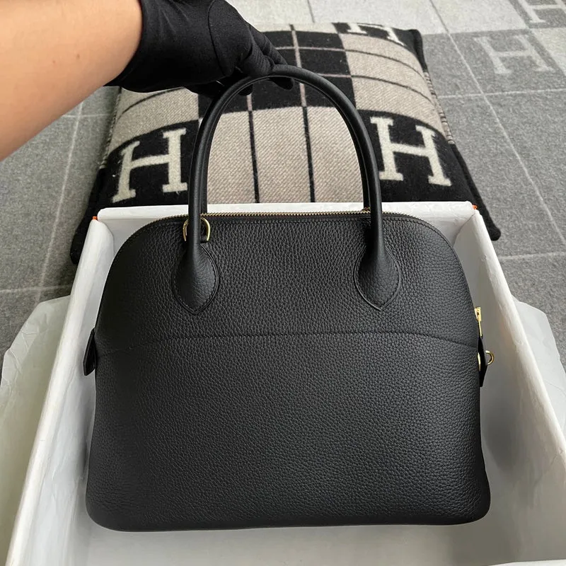 BOLIDE 31 CLEMENCE LEATHER NOIR (BLACK) WITH GOLD HARDWARE (GHW) - 2