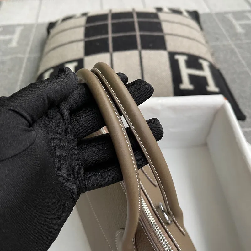 BOLIDE 31 CLEMENCE LEATHER ETOUPE WITH PALLADIUM HARDWARE (PHW) - 6