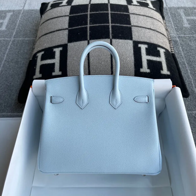 BIRKIN 25 EPSOM LEATHER BLEU ZEPHYR WITH PALLADIUM HARDWARE (PHW) - 2