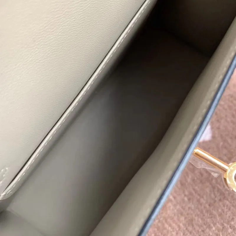 MINI KELLY II (20) EPSOM LEATHER TRENCH WITH GOLD HARDWARE (GHW) - 5