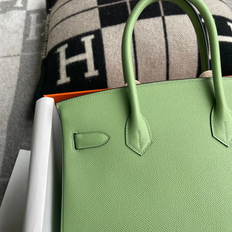 BIRKIN 30 EPSOM LEATHER VERT CRIQUET WITH GOLD HARDWARE (GHW) - 4