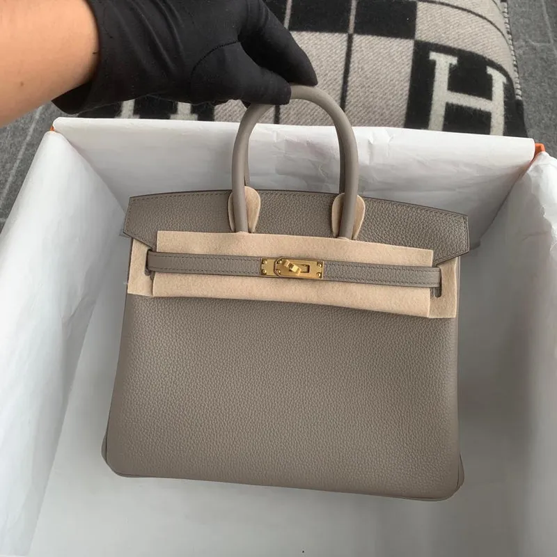 BIRKIN 25 TOGO LEATHER GRIS ASPHALT WITH GOLD HARDWARE (GHW) - 2