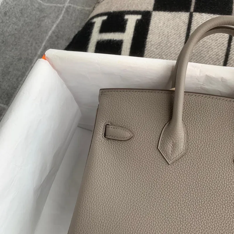 BIRKIN 25 TOGO LEATHER GRIS ASPHALT WITH GOLD HARDWARE (GHW) - 6