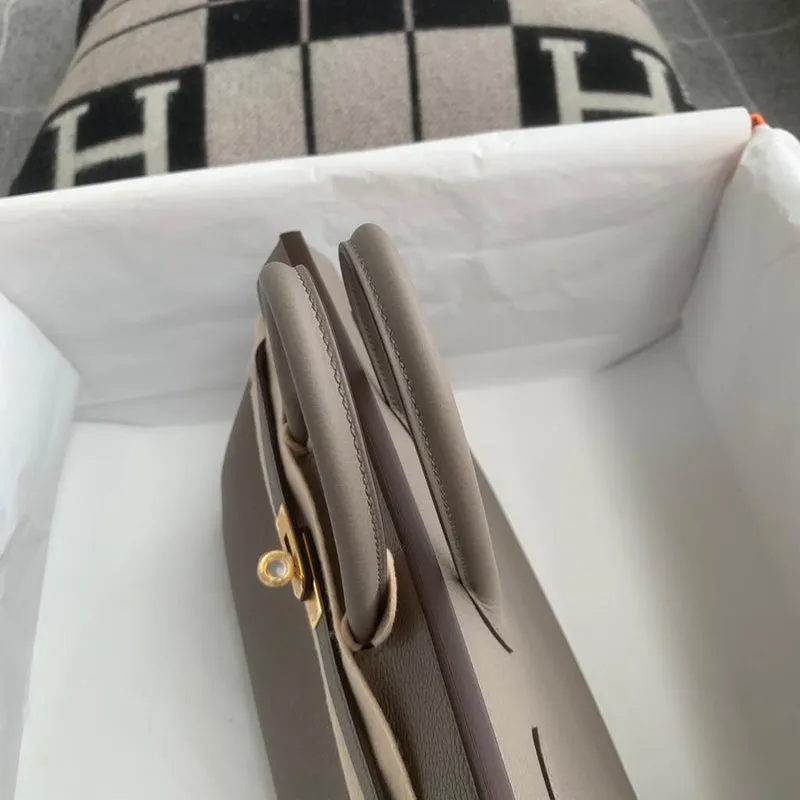 BIRKIN 25 TOGO LEATHER GRIS ASPHALT WITH GOLD HARDWARE (GHW) - 5