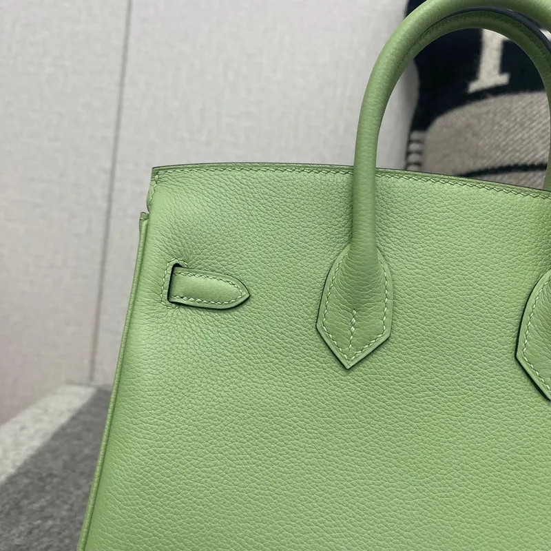 BIRKIN 25 EVERCOLOR LEATHER VERT CRIQUET WITH GOLD HARDWARE (GHW) - 2