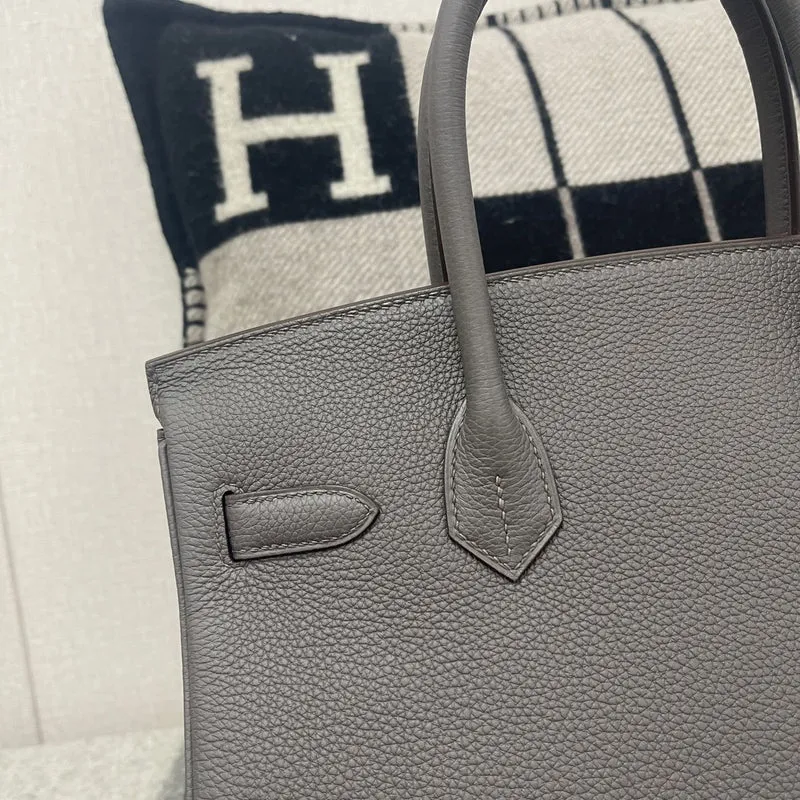 BIRKIN 30 TOGO LEATHER ETAIN WITH GOLD HARDWARE (GHW) - 6