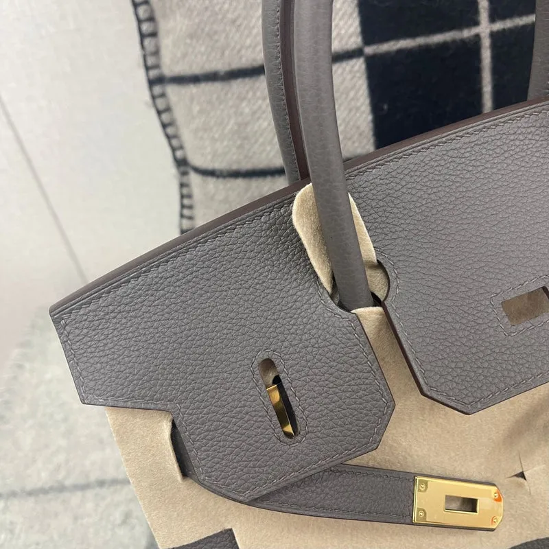 BIRKIN 30 TOGO LEATHER ETAIN WITH GOLD HARDWARE (GHW) - 3